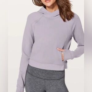 Lululemon‎ Athletica  Light PurpleCropped Hoodie